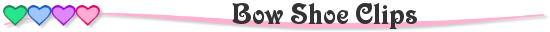 Bow Shoe Clips